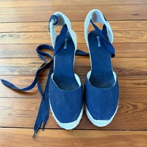 Soludos | Midnight Blue 3.5 Marseille Wedge